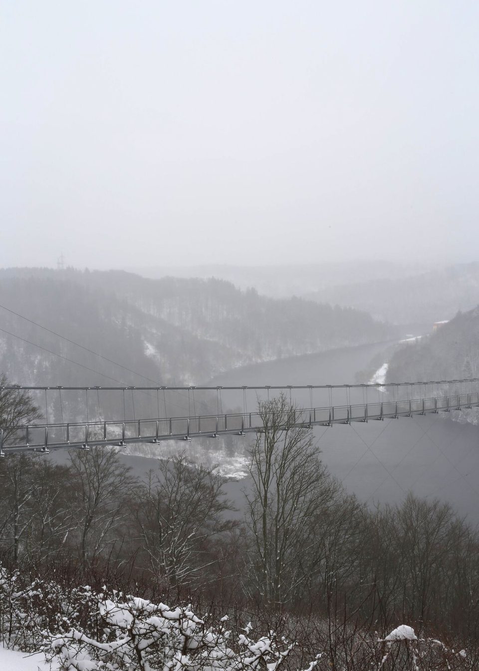 Rappbodetal im Winternebel