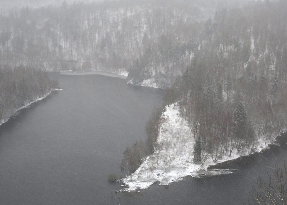 Halbinsel im Stausee